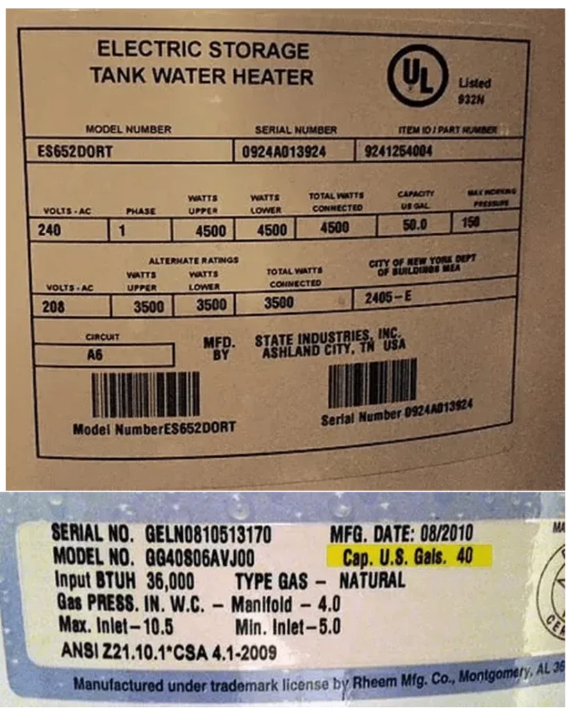 what type of water heater do i have