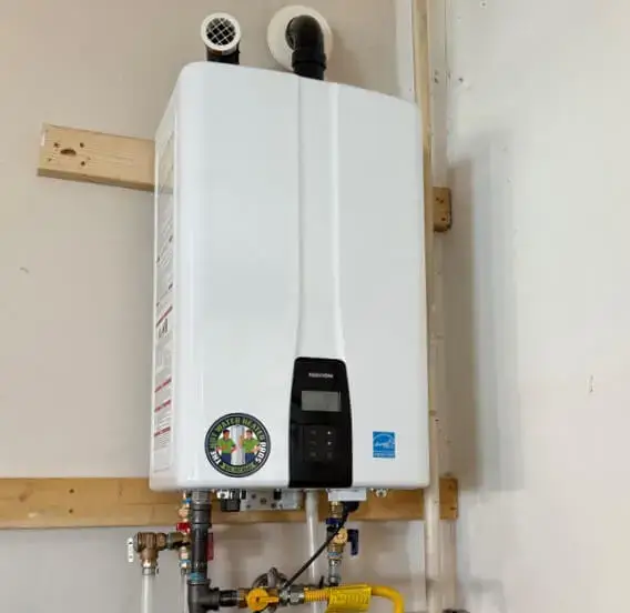 tankless water heater installation