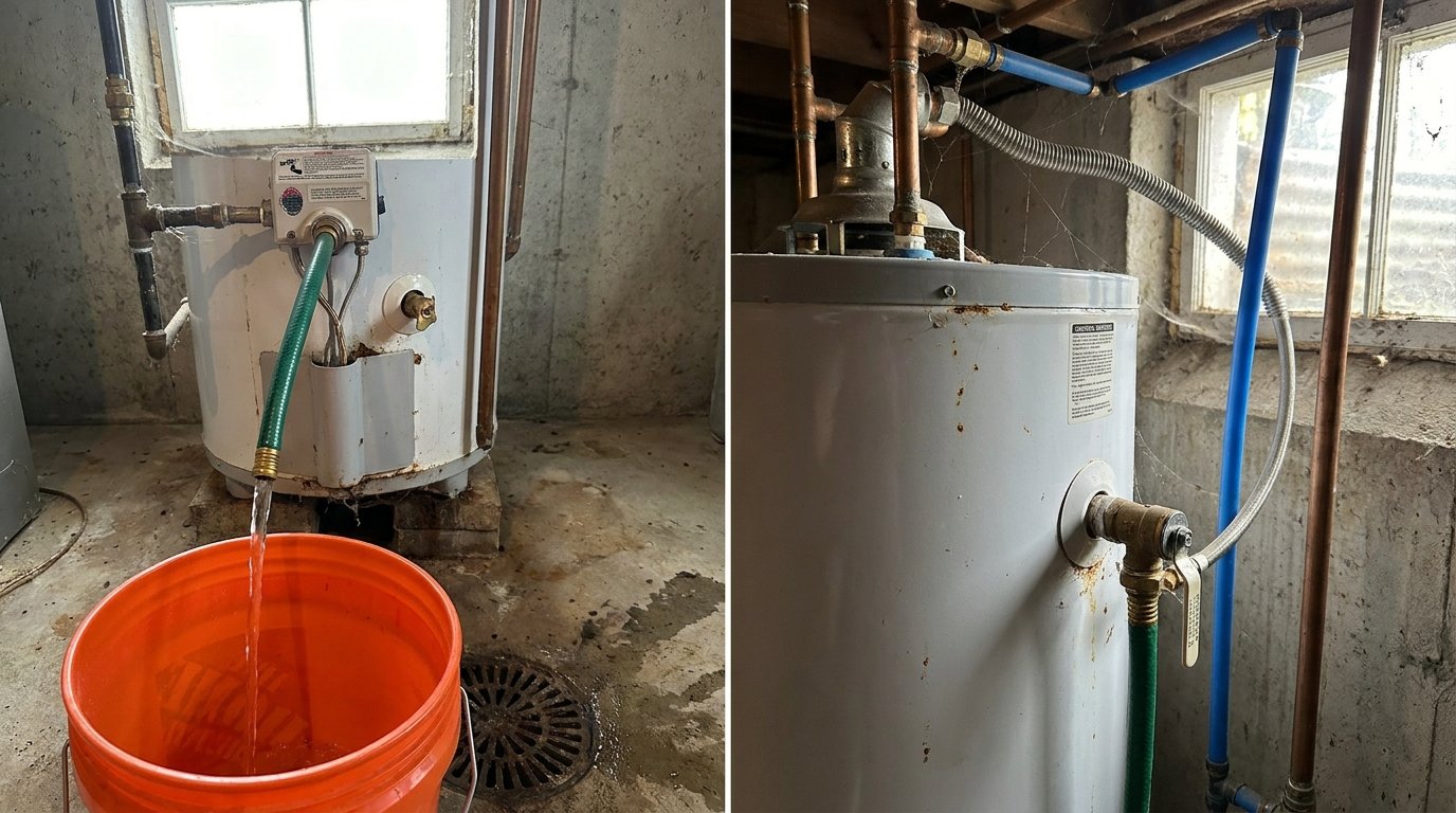how to drain a water heater