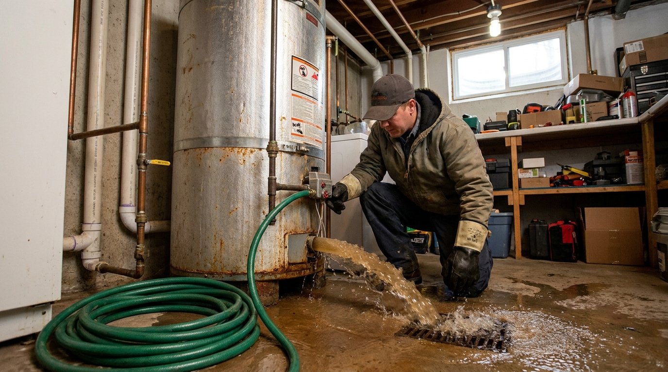how to flush a water heater