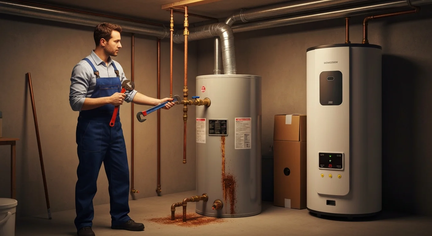 repair or replace water heater