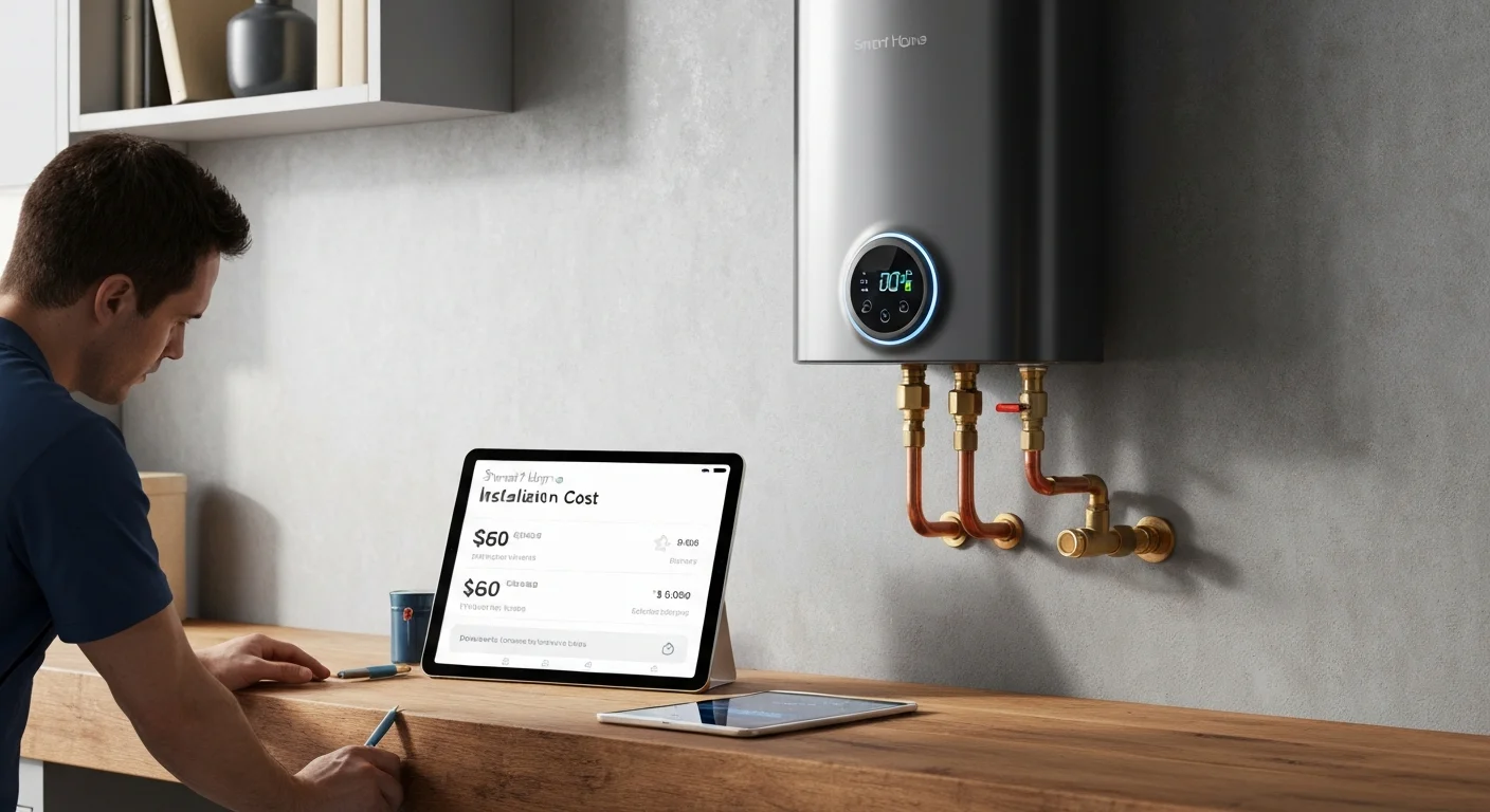 cost to install tankless water heater