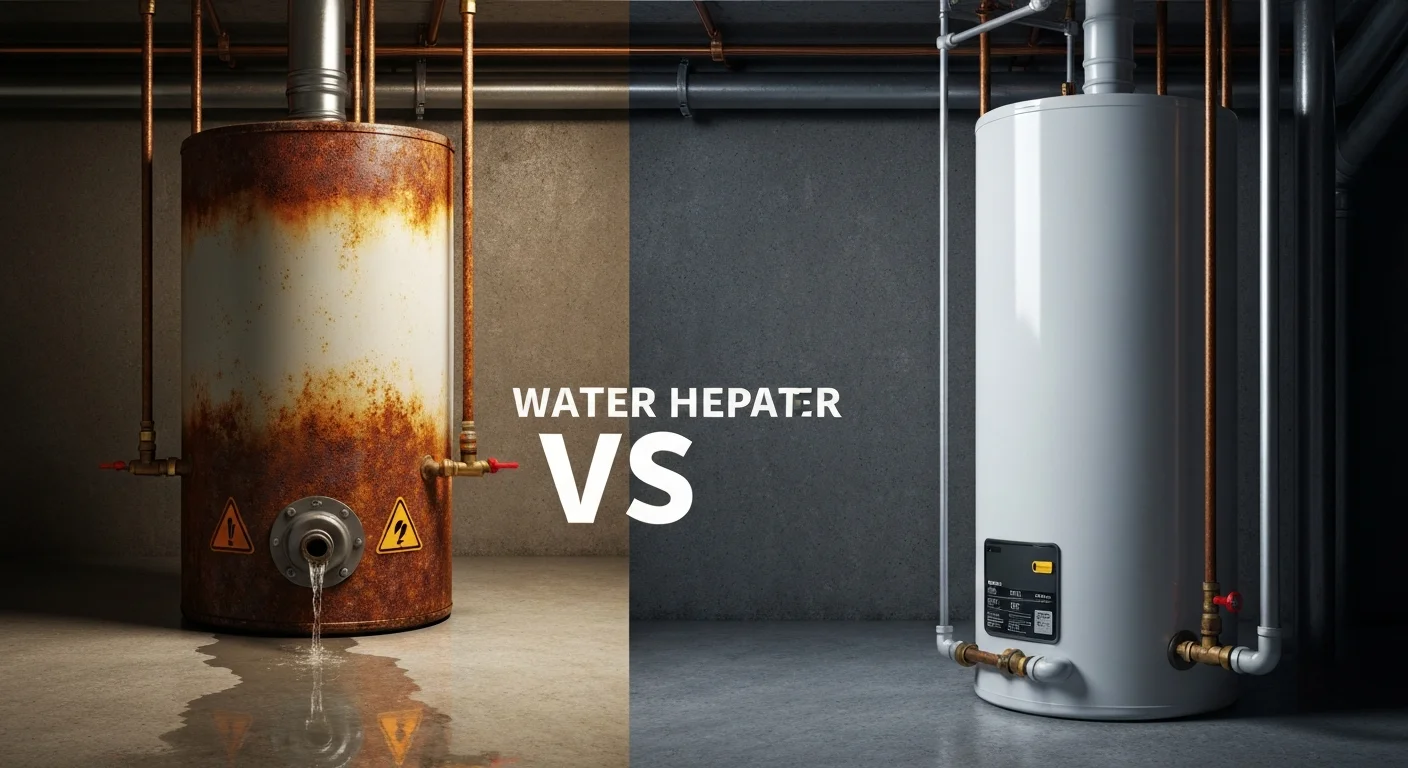 water heater repair vs replacement signs
