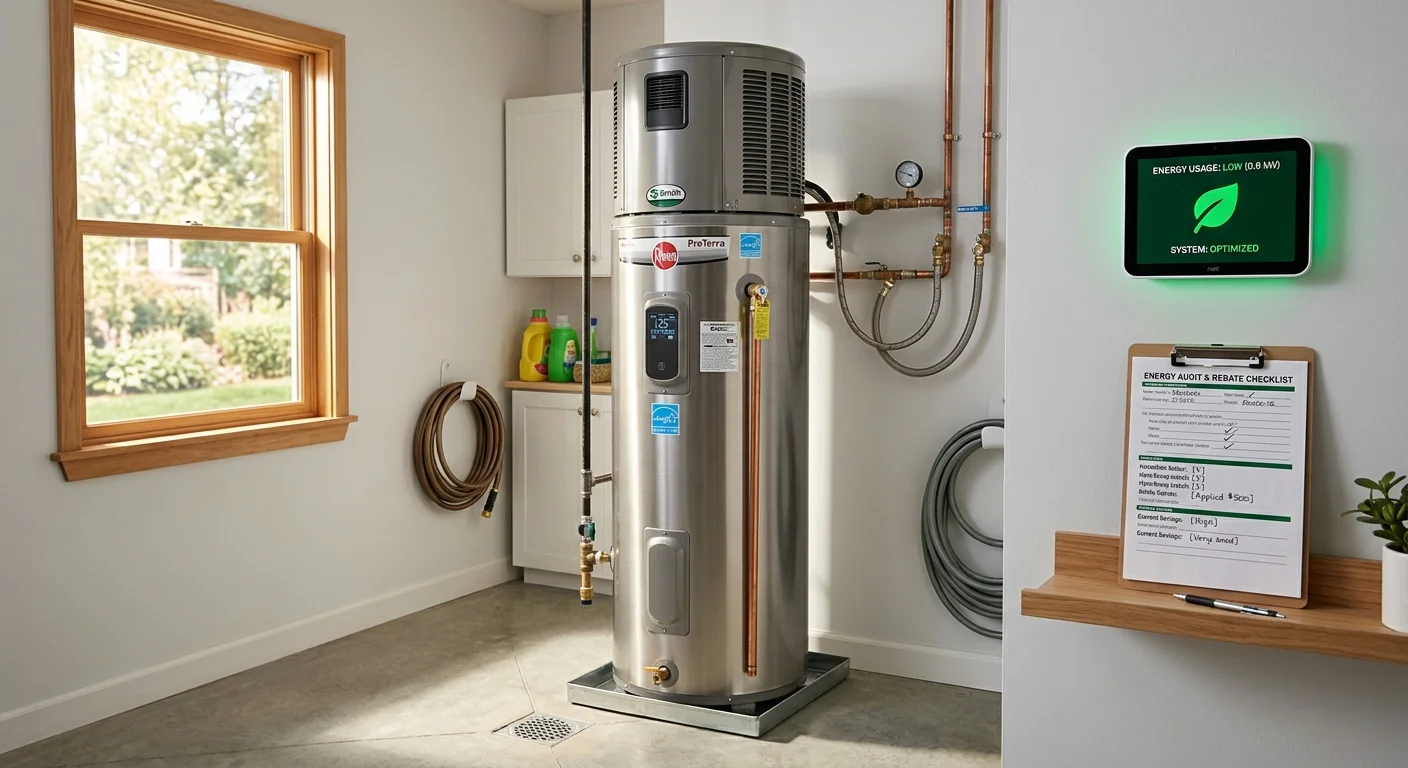 heat pump water heater rebates