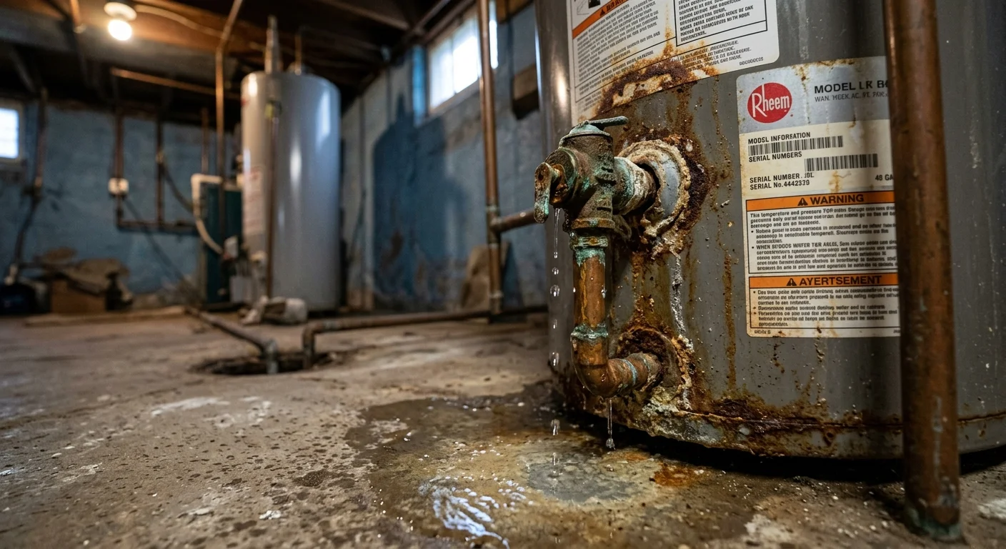 why is my water heater leaking