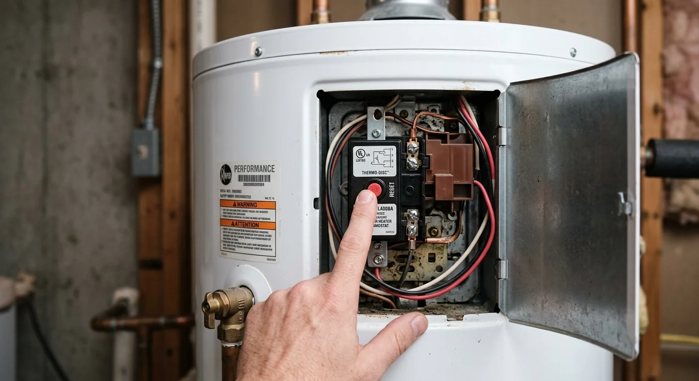 how to reset hot water heater